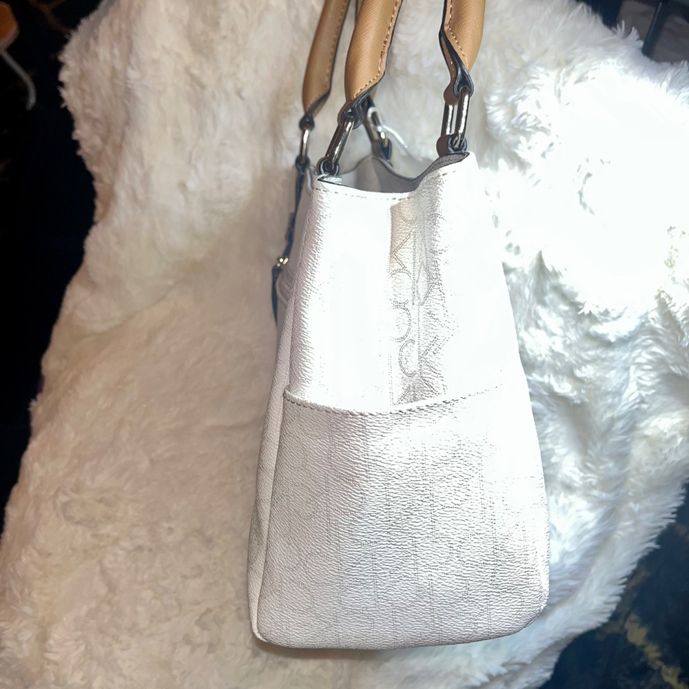 Calvin Klein Hudson Monogram Satchel - Picture 6 of 7